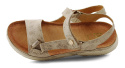Contes 555 beżowe skórzane sandały