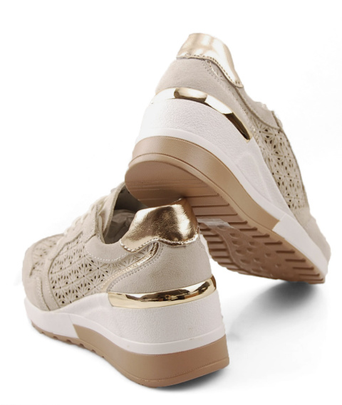 Filippo DP4669 beżowe skórzane półbuty Filippo DP4669 beżowe skórzane półbuty