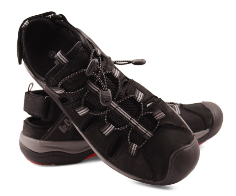 Lee Cooper LCW-23-01-1771M czarne sandały Lee Cooper LCW-23-01-1771M czarne sandały