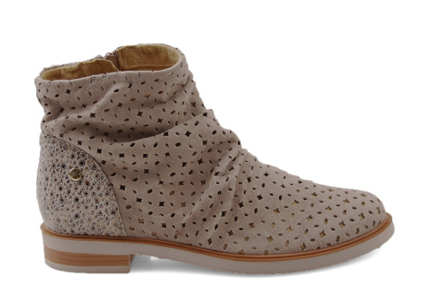 Maciejka 05922 beżowe skórzane botki Maciejka 05922 beżowe skórzane botki