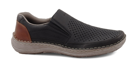 Rieker 03079-14 granatowe półbuty