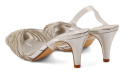Sabatina 250-1 srebrne transparentne sandały