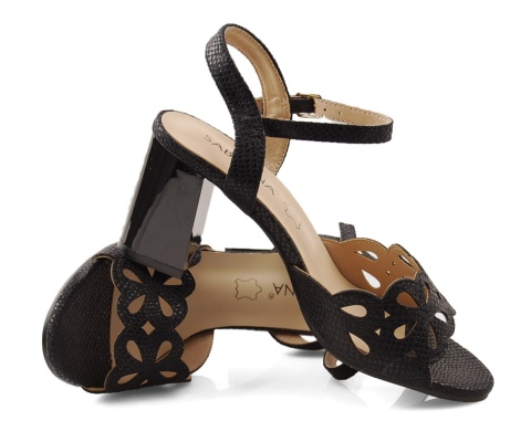 Sabatina 730-1 czarne sandały