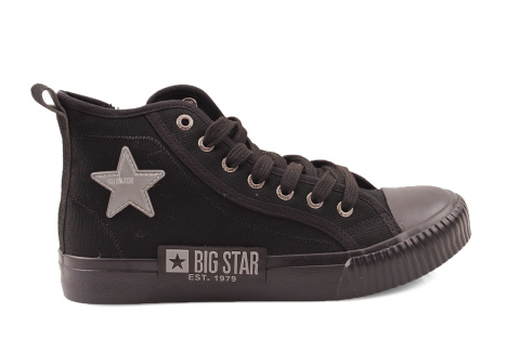 Big Star JJ274380 czarne wysokie trampki Big Star JJ274380 czarne wysokie trampki