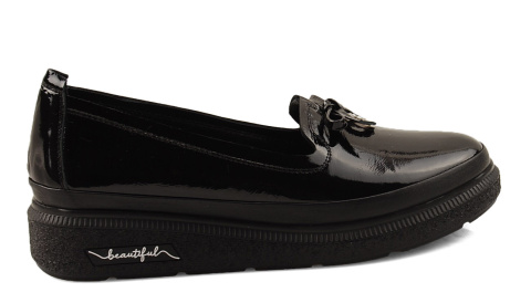 Boccato 195.510-1 czarne skórzane mokasyny Boccato 195.510-1 czarne skórzane mokasyny