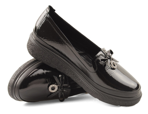 Boccato 195.510-1 czarne skórzane mokasyny Boccato 195.510-1 czarne skórzane mokasyny