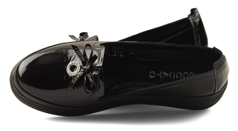 Boccato 195.510-1 czarne skórzane mokasyny Boccato 195.510-1 czarne skórzane mokasyny