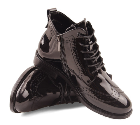 Filippo DBT4732 czarne skórzane botki Filippo DBT4732 czarne skórzane botki