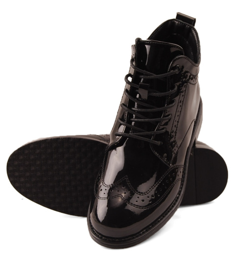 Filippo DBT4732 czarne skórzane botki Filippo DBT4732 czarne skórzane botki