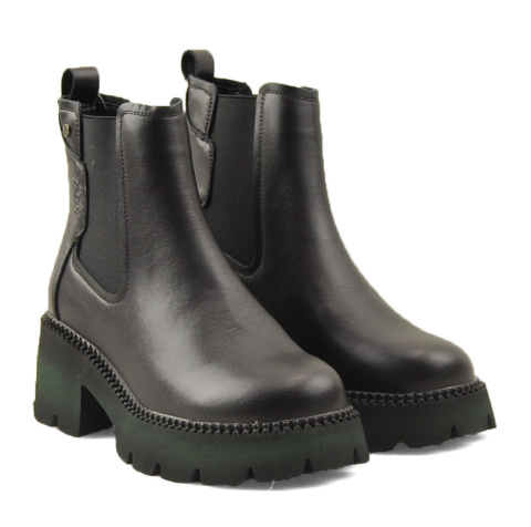 Filippo DBT4907 czarne skórzane botki Filippo DBT4907 czarne skórzane botki