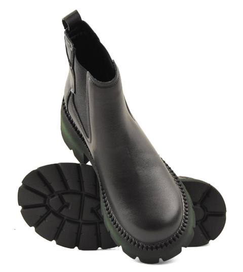 Filippo DBT4907 czarne skórzane botki Filippo DBT4907 czarne skórzane botki