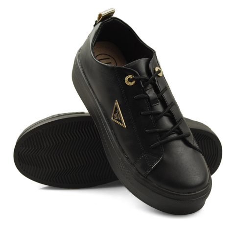 Filippo DP3533 czarne skórzane półbuty Filippo DP3533 czarne skórzane półbuty