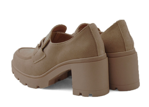 Filippo DP4785 beżowe skórzane półbuty Filippo DP4785 beżowe skórzane półbuty