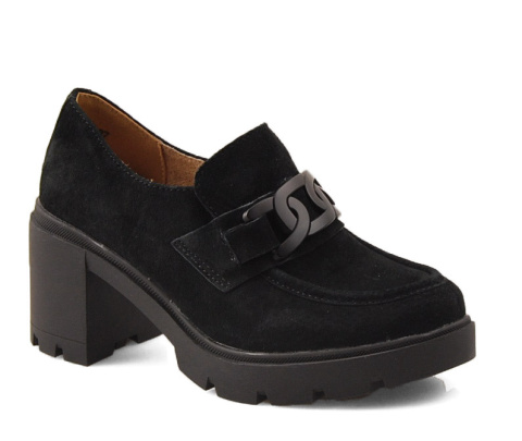 Filippo DP4785 czarne skórzane półbuty Filippo DP4785 czarne skórzane półbuty