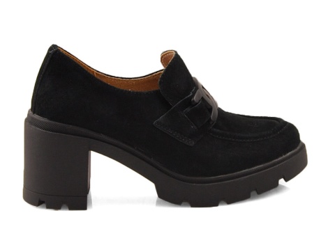 Filippo DP4785 czarne skórzane półbuty Filippo DP4785 czarne skórzane półbuty