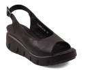 Filippo DS3595 czarne skórzane sandały