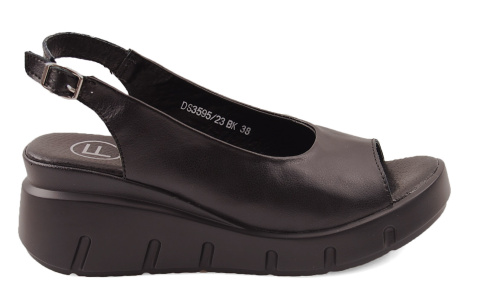 Filippo DS3595 czarne skórzane sandały Filippo DS3595 czarne skórzane sandały