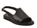 Jaromin 5699 czarne skórzane sandały