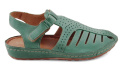 Maciejka 06060-09/00-5 zielone skórzane sandały