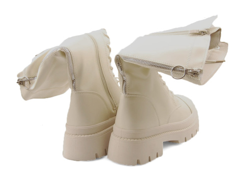 Sabatina LH23-1B beżowe trapery Sabatina LH23-1B beżowe trapery