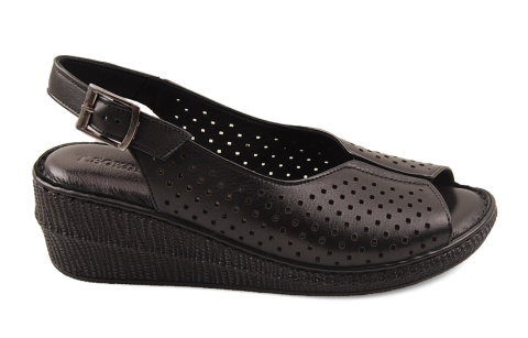 T.Sokolski IK250 czarne skórzane sandały T.Sokolski IK250 czarne skórzane sandały