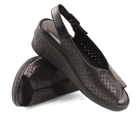 T.Sokolski IK250 czarne skórzane sandały T.Sokolski IK250 czarne skórzane sandały