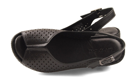 T.Sokolski IK250 czarne skórzane sandały T.Sokolski IK250 czarne skórzane sandały