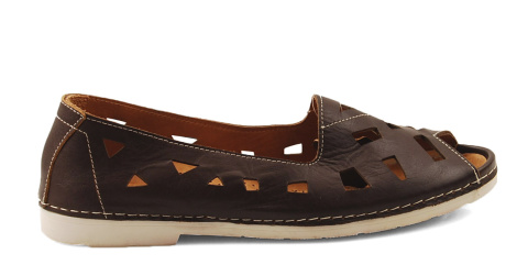 T.Sokolski L21-555 brązowe skórzane baleriny T.Sokolski L21-555 brązowe skórzane baleriny