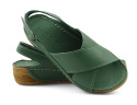 T.Sokolski L22-307 zielone skórzane sandały