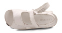 T.Sokolski L22-513 białe skórzane sandały