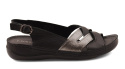 T.Sokolski L22-521 czarne skórzane sandały