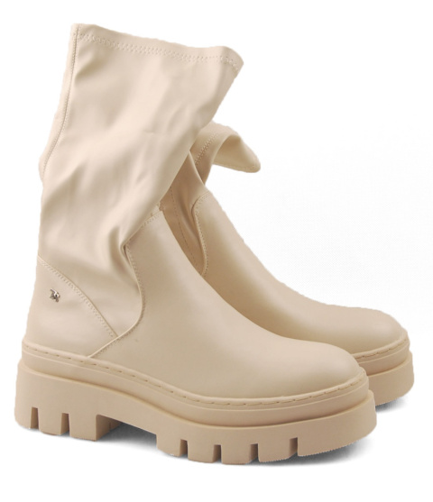 T.Sokolski Z23-381 beżowe botki T.Sokolski Z23-381 beżowe botki