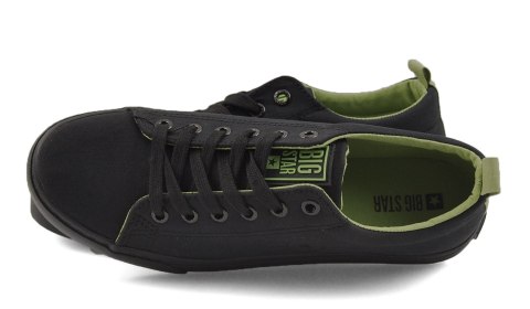 Big Star LL274247 czarne trampki+skarpetki Big Star LL274247 czarne trampki+skarpetki