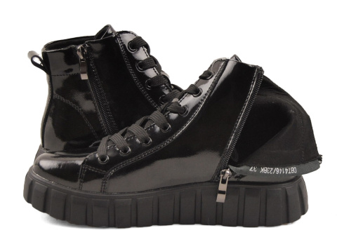 Filippo DBT4146 czarne skórznae botki Filippo DBT4146 czarne skórznae botki