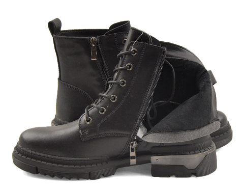 Filippo DBT4147 czarne skórzane botki