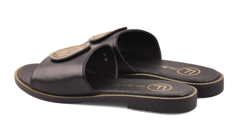 Filippo DK6217 czarne klapki Filippo DK6217 czarne klapki