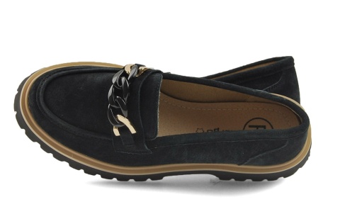 Filippo DP4589 czarne skórzane mokasyny