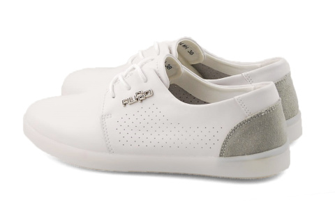 Filippo DP6014 białe skórzane półbuty Filippo DP6014 białe skórzane półbuty