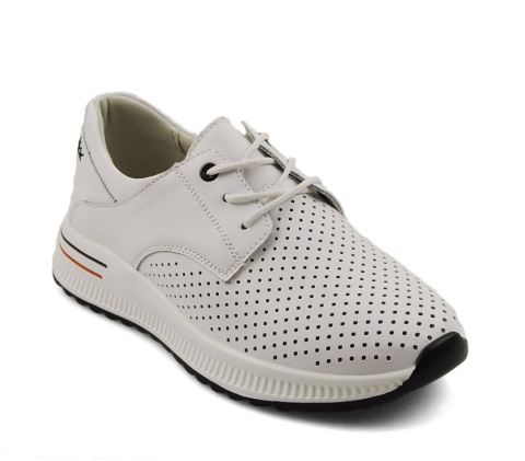 Filippo DP6022 białe skórzane półbuty Filippo DP6022 białe skórzane półbuty