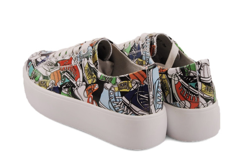 Filippo DP6115 kolorowe skórzane półbuty Filippo DP6115 kolorowe skórzane półbuty