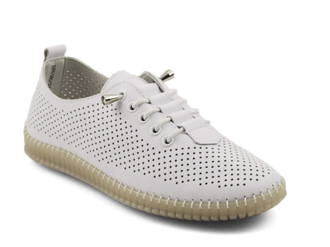 Filippo DP6140 białe skórzane półbuty Filippo DP6140 białe skórzane półbuty