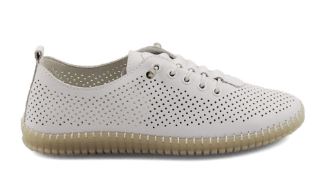 Filippo DP6140 białe skórzane półbuty Filippo DP6140 białe skórzane półbuty