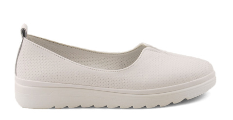 Filippo DP6163 białe skórzane półbuty Filippo DP6163 białe skórzane półbuty