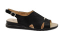 Filippo DS4470 czarne skórzane sandały