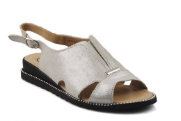 Filippo DS4470 srebrne skórzane sandały