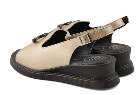 Filippo DS6069 złote skórzane sandały Filippo DS6069 złote skórzane sandały