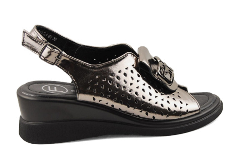 Filippo DS6154 metaliczne skórzane sandały Filippo DS6154 metaliczne skórzane sandały