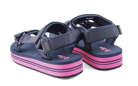 Lee Cooper LCW-24-05-2754L granatowe sportowe sandały