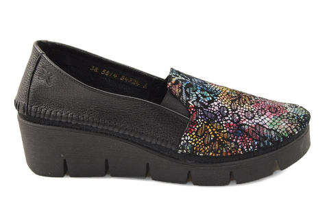 Maciejka 5814A czarne skórzane półbuty Maciejka 5814A czarne skórzane półbuty