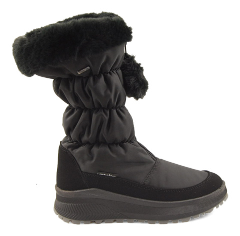 Manitu 990367 czarne śniegowce Manitu 990367 czarne śniegowce